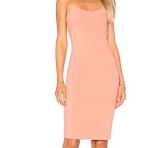 Likely Strapless Dress Size 8 Pink/ Coral
